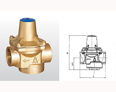 埃美柯黃銅可調(diào)式減壓閥結(jié)構(gòu)圖